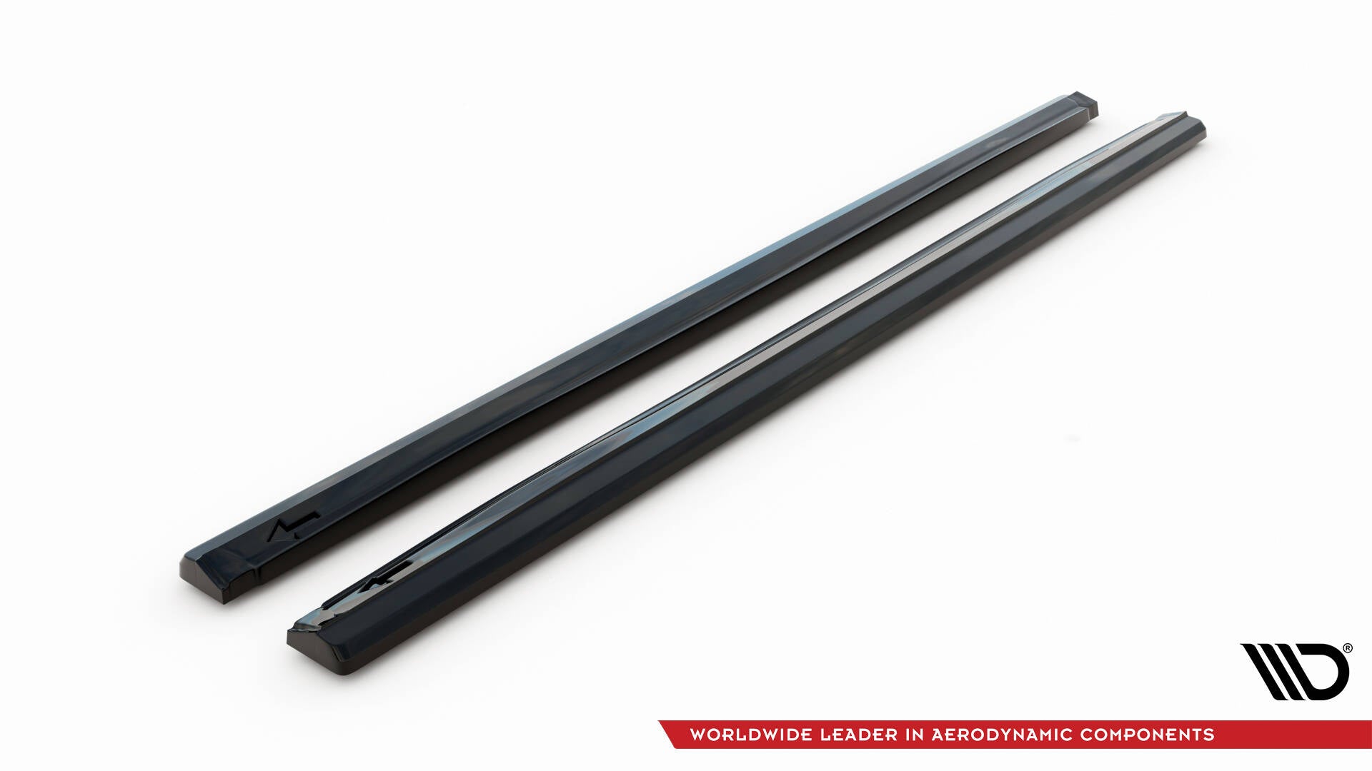 Maxton Design Street+ Seitenschweller Leisten passend für VW Touareg Mk2 schwarz Hochglanz