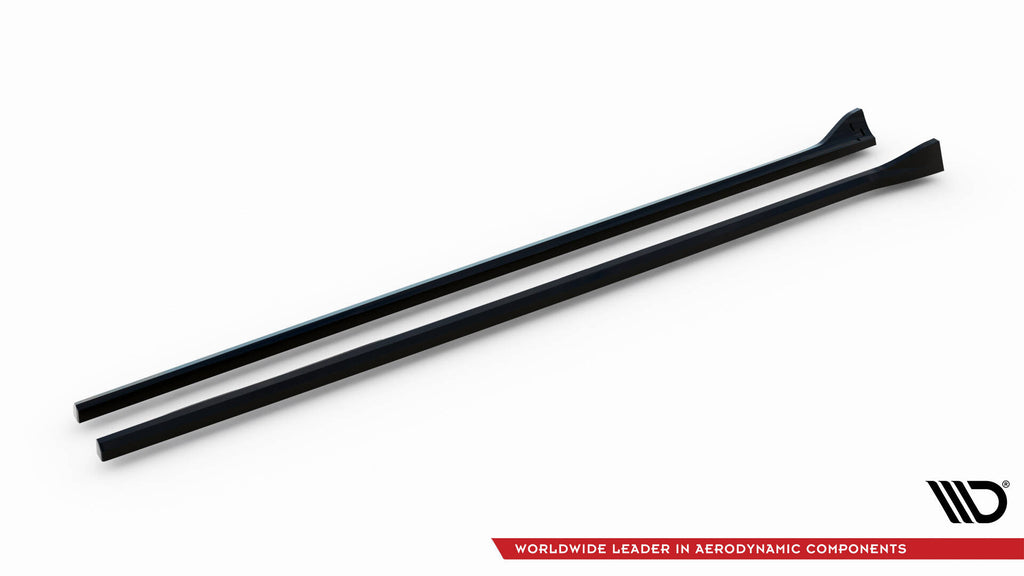 Maxton Design Street+ Seitenschweller Leisten passend für Mazda MX5 NC (Mk3) schwarz Hochglanz