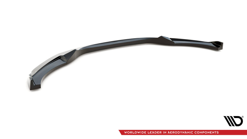Maxton Design Street+ Spoilerlippe Front Ansatz V.1 passend für BMW 2 M-Paket F22 schwarz Hochglanz