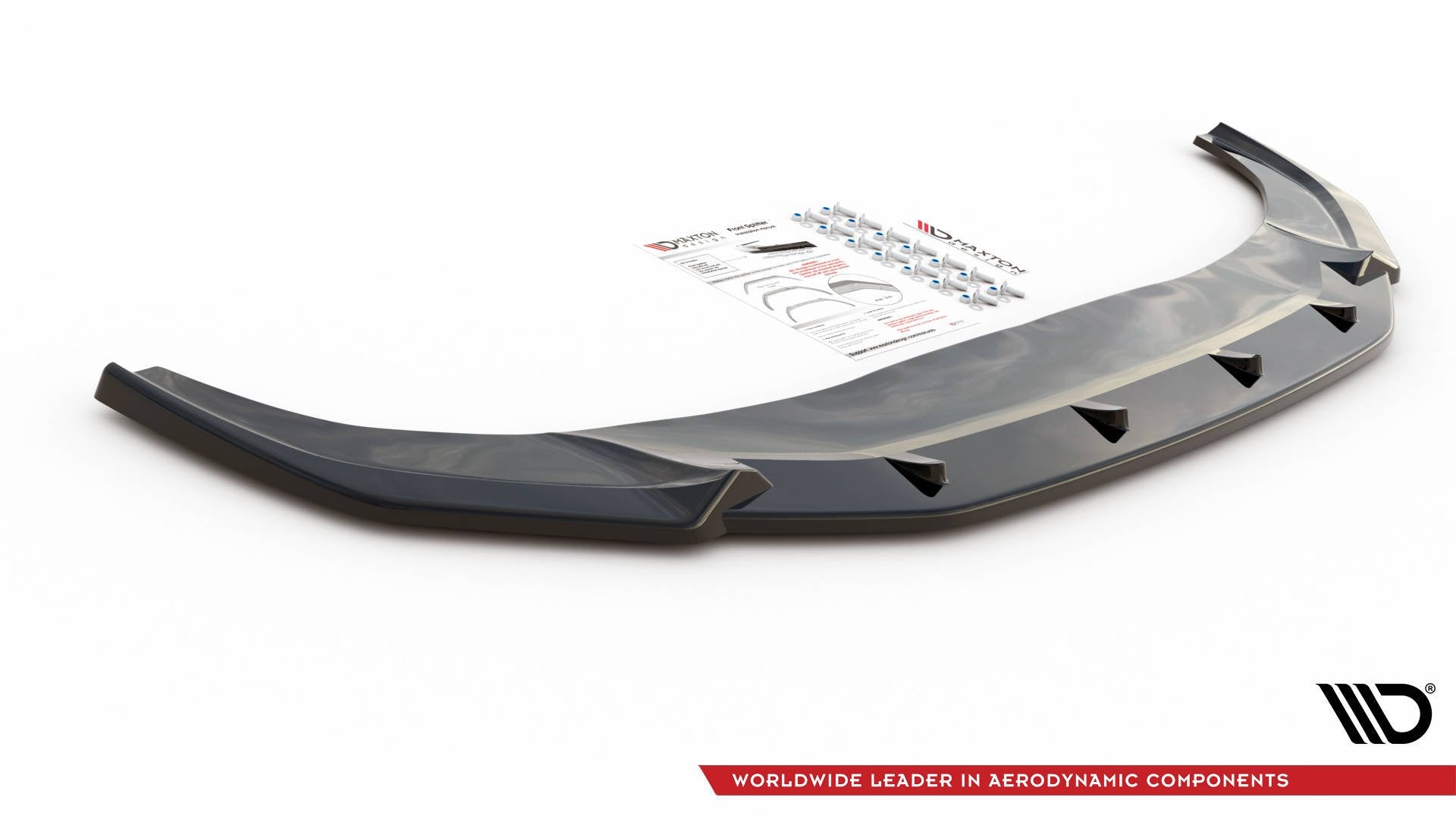Maxton Design Front Ansatz V.2 für Audi Q3 Sportback S-Line Carbon Look
