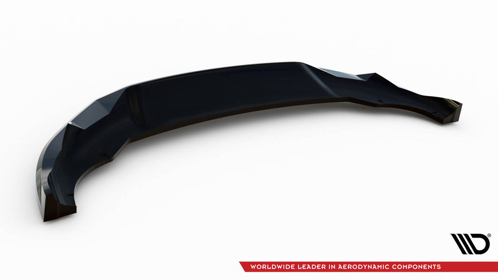 Maxton Design Street+ Spoilerlippe Front Ansatz passend für Cupra Formentor Mk1 Facelift schwarz Hochglanz