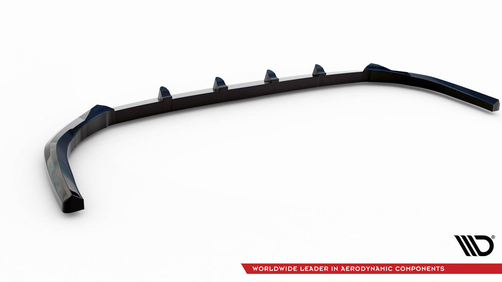 Maxton Design Street+ Spoilerlippe Front Ansatz V.1 passend für Toyota Highlander Mk4 schwarz Hochglanz