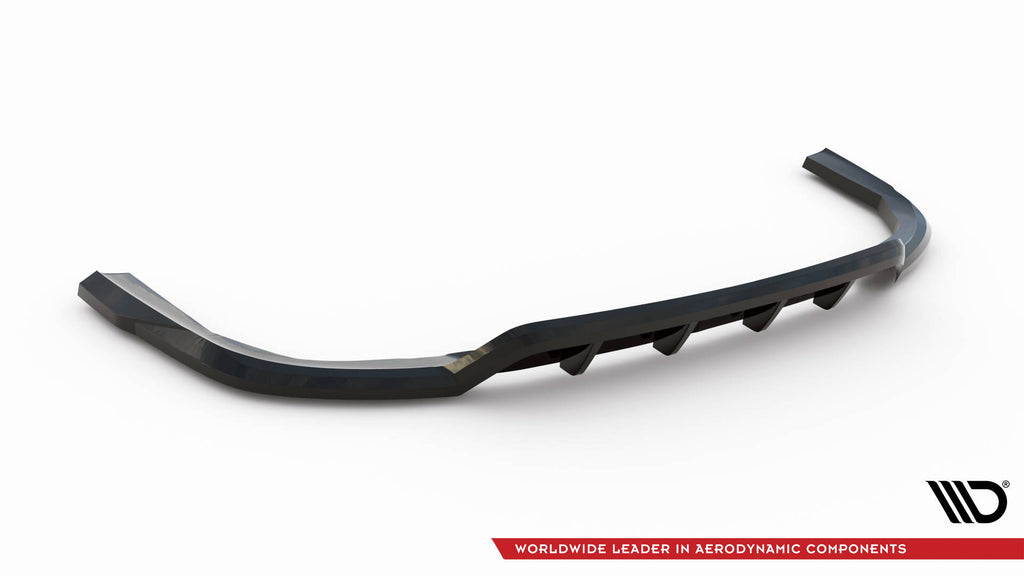 Maxton Design Street+ Mittlerer Diffusor RACE passend für V.1 BMW X5 M-Paket G05 Facelift schwarz Hochglanz