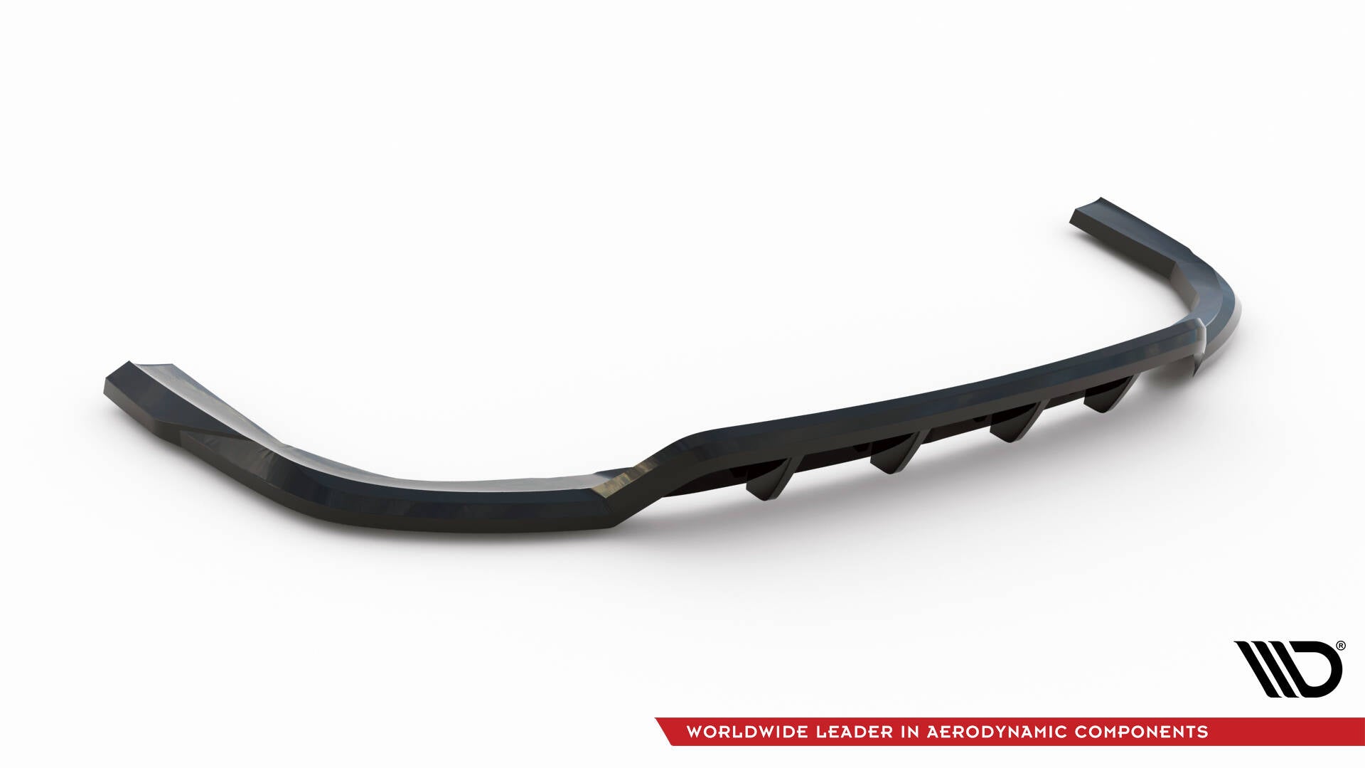Maxton Design Street+ Mittlerer Diffusor RACE passend für V.1 BMW X5 M-Paket G05 Facelift schwarz Hochglanz