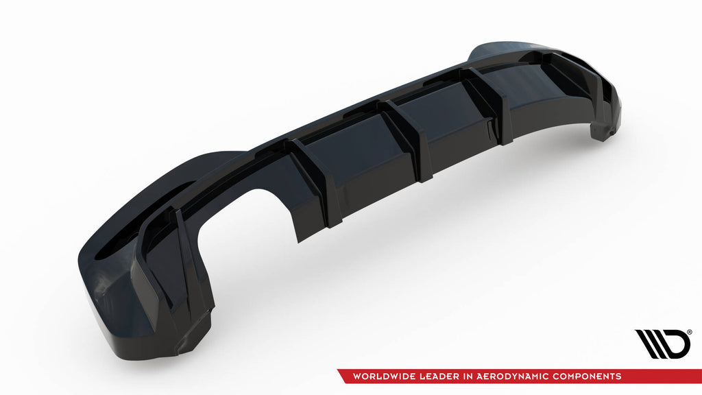 Maxton Design Diffusor Heck Ansatz V.3 passend für BMW 1er M-Paket F20 Facelift (Doppelauspuff li.)