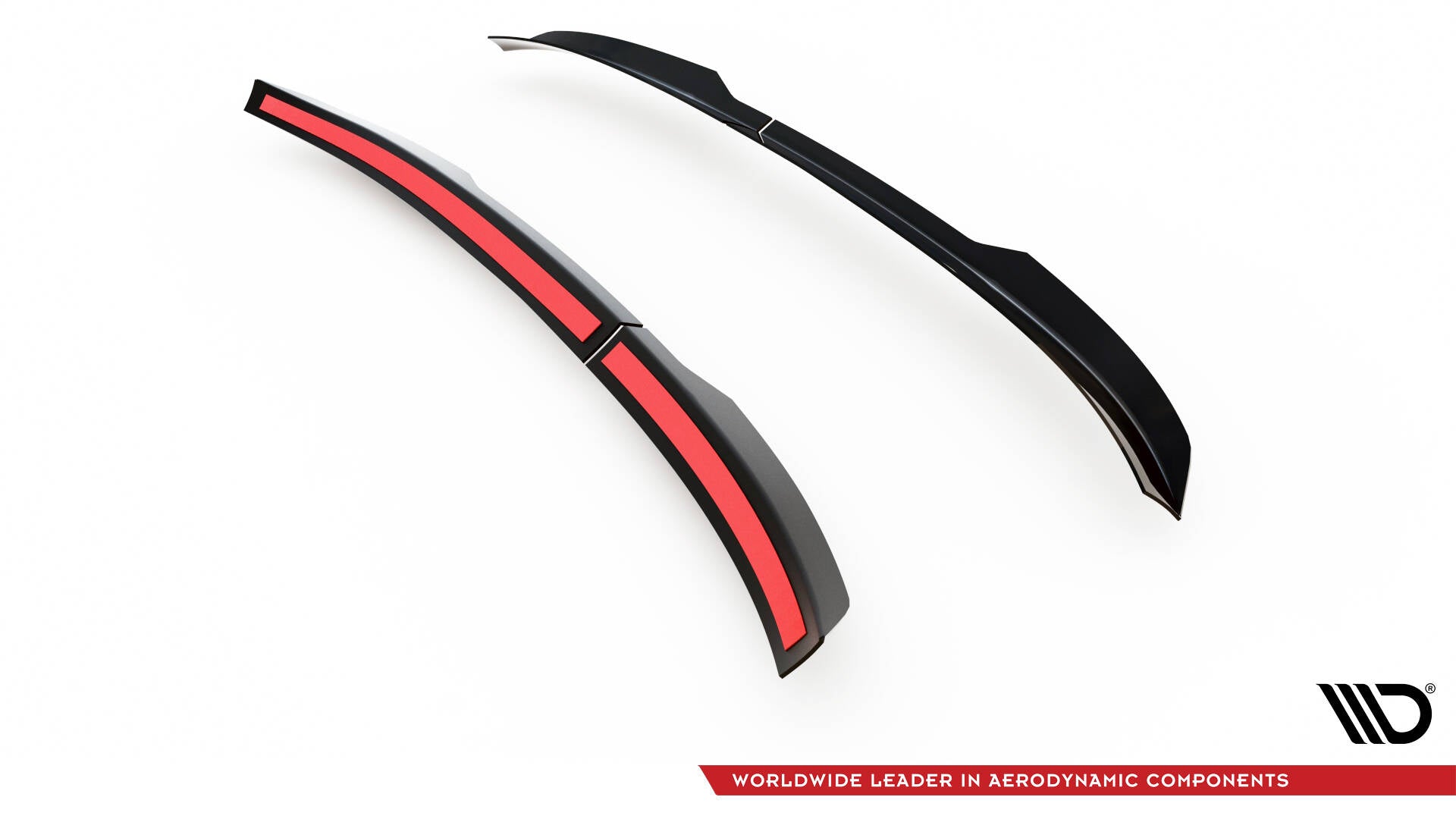 Maxton Design Spoiler CAP passend für Ford Transit Courier Mk1 schwarz Hochglanz