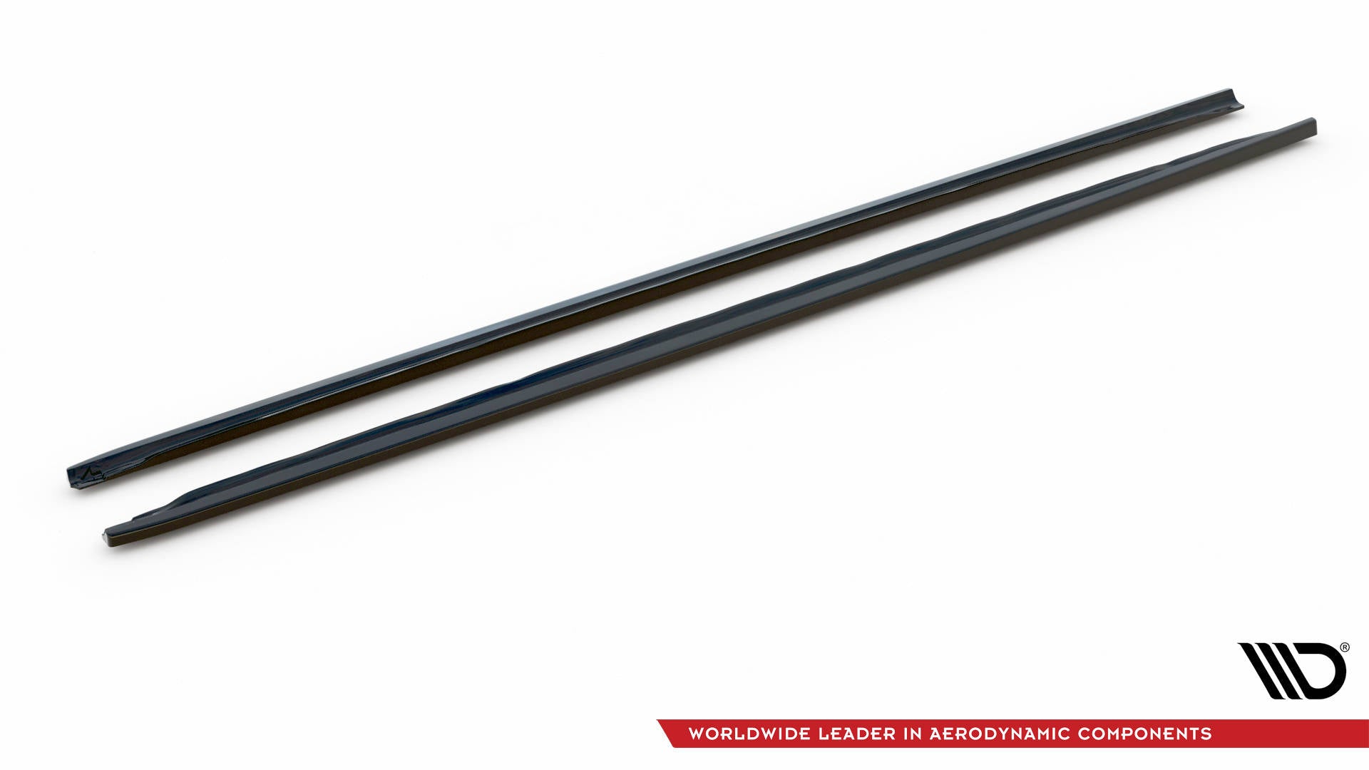 Maxton Design Street+ Seitenschweller Leisten passend für Audi A4 B9 Facelift schwarz Hochglanz