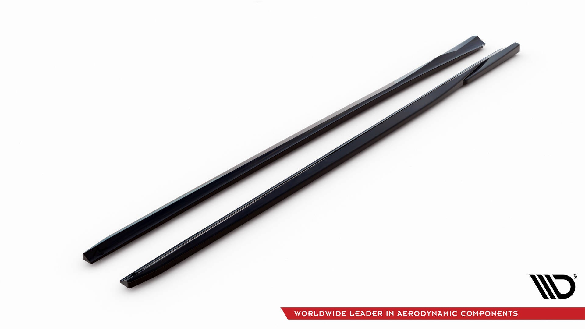 Maxton Design Street+ Seitenschweller Leisten passend für Audi A3 Sportback 8V Facelift schwarz Hochglanz