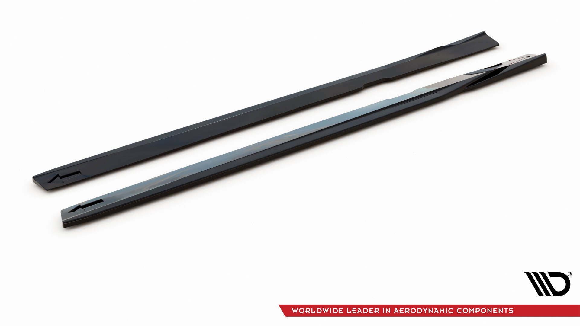 Maxton Design Street+ Seitenschweller Leisten passend für V.1 passend für Volvo S60/V60 R-Design Mk3 schwarz Hochglanz