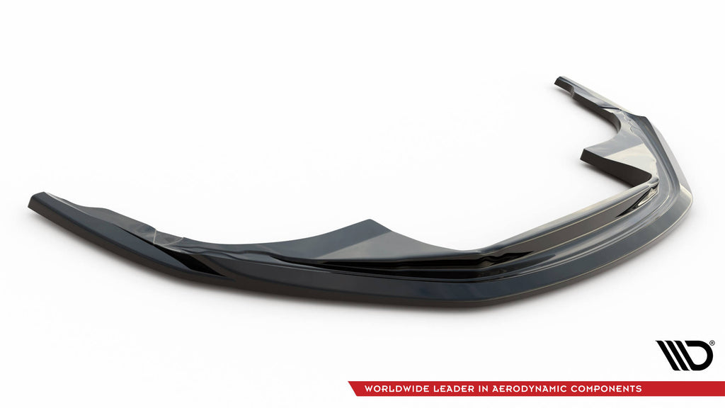 Maxton Design Street+ Spoilerlippe Front Ansatz V.1 passend für Porsche 911 Carrera Aero / Carrera GTS 992 schwarz Hochglanz