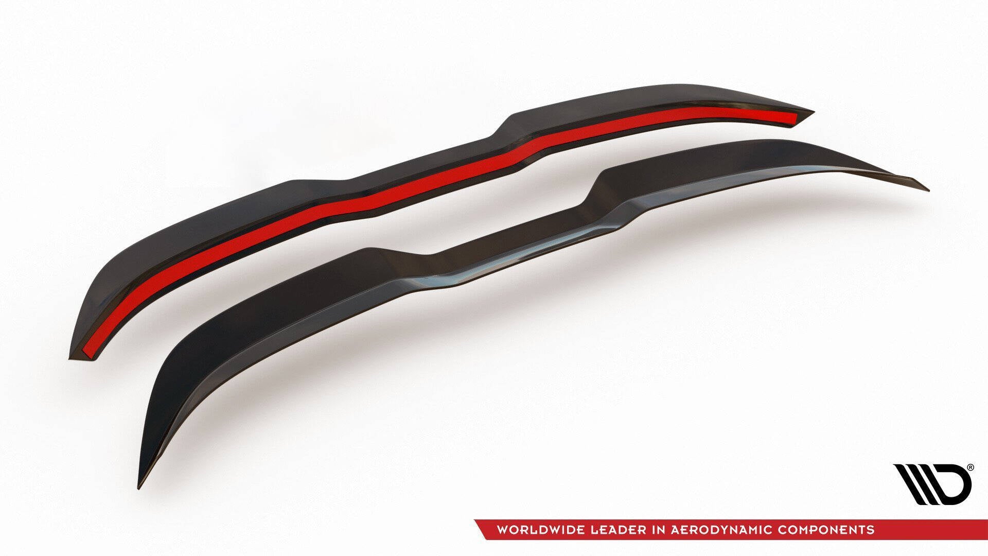 Maxton Design Spoiler CAP V.2 passend für Ford Focus Hatchback ST Mk4 schwarz Hochglanz