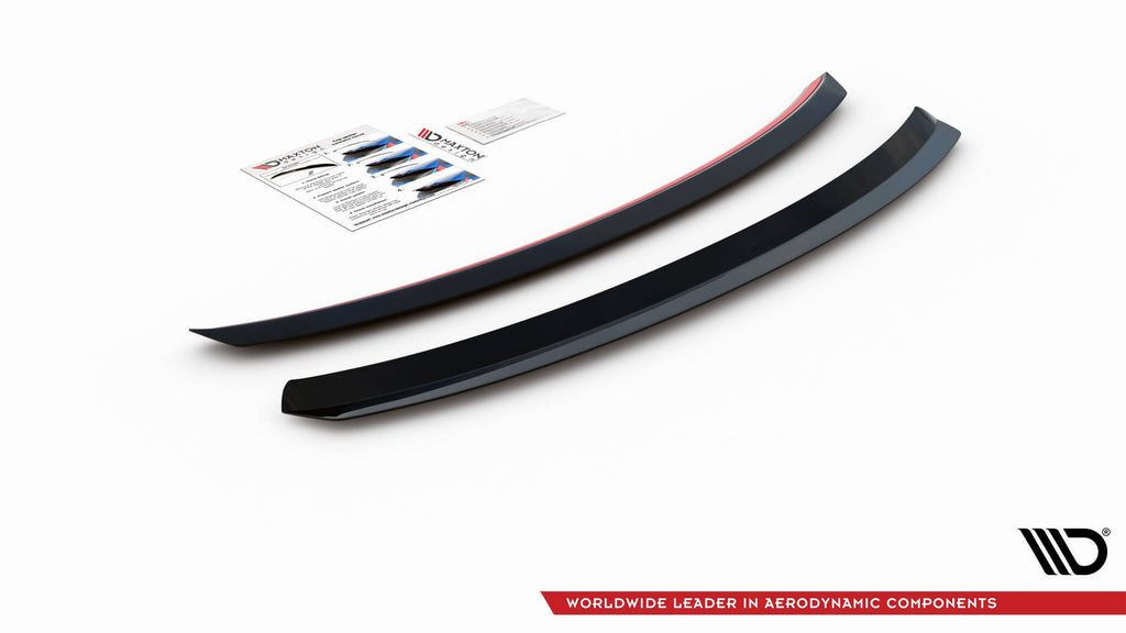 Maxton Design Spoiler CAP passend für Mazda CX-3 schwarz Hochglanz