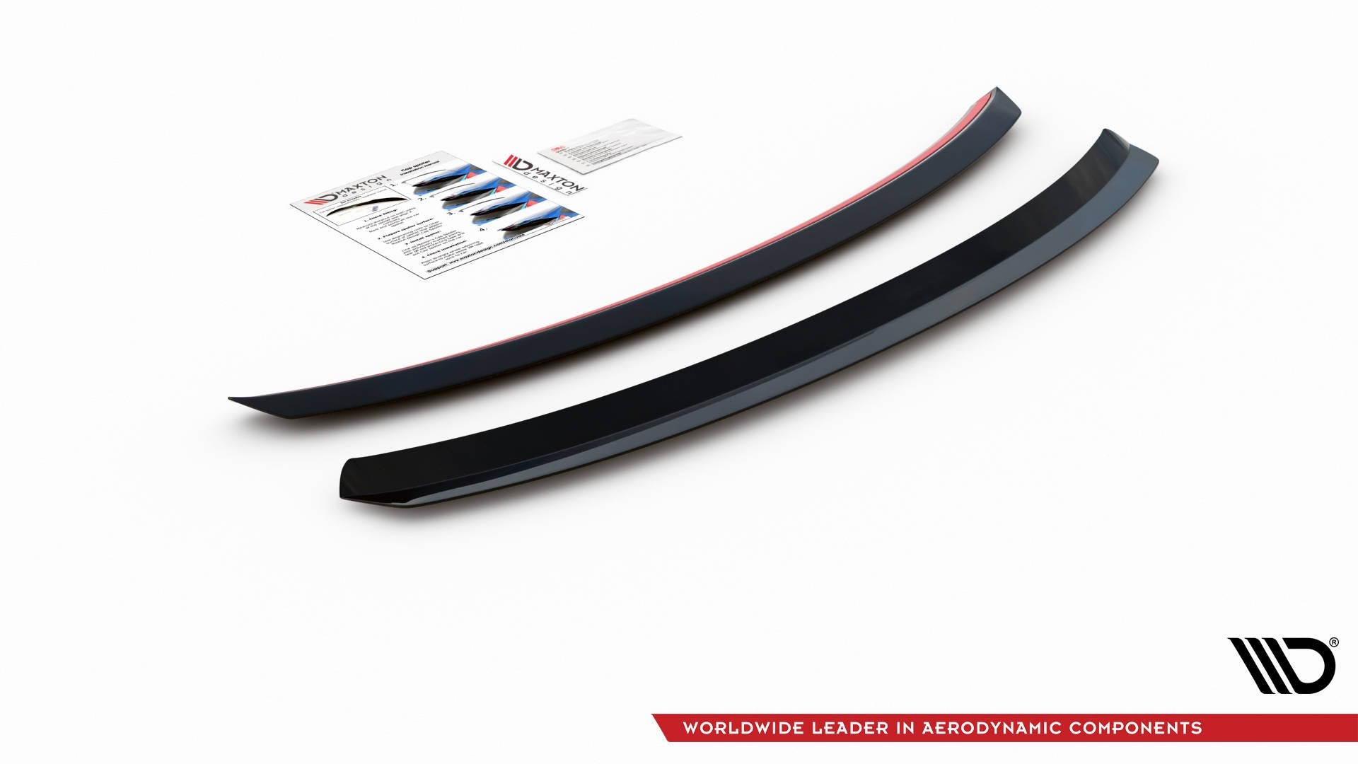 Maxton Design Spoiler CAP passend für Mazda CX-3 schwarz Hochglanz