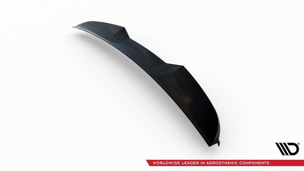 Maxton Design Spoiler CAP 3D passend für Audi A4 Limousine B8 schwarz Hochglanz