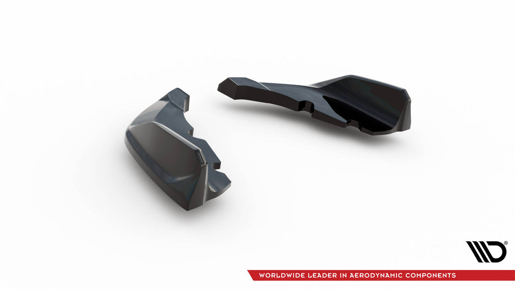 Maxton Design Heck Ansatz Flaps Diffusor passend für V.9 BMW 1er M-Paket / M135i F40 schwarz Hochglanz