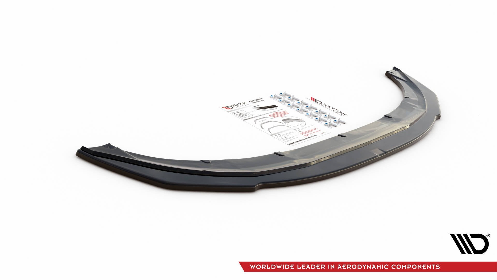 Maxton Design Street+ Spoilerlippe Front Ansatz passend für Mini Cooper S John Cooper Works F56 schwarz Hochglanz