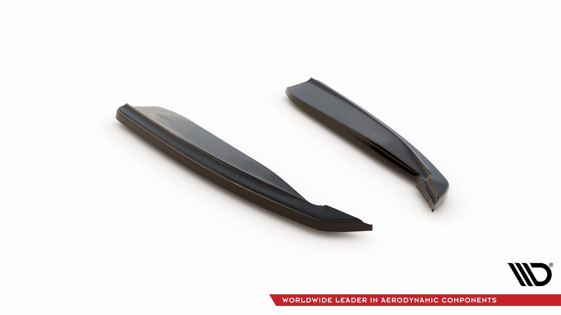 Maxton Design Heck Ansatz Flaps Diffusor passend für Mercedes C-Klasse S205 63 AMG schwarz Hochglanz