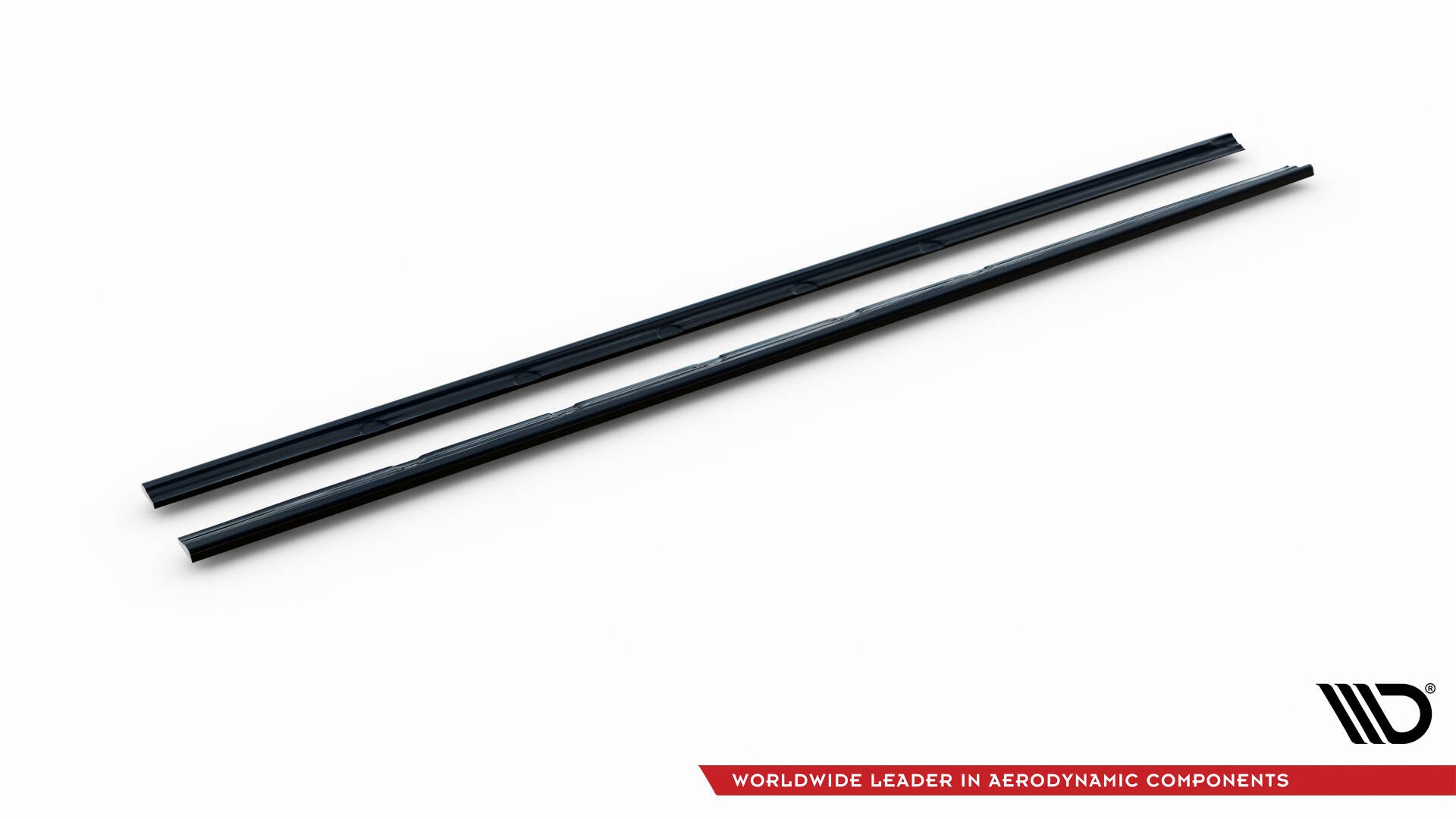 Maxton Design Street+ Seitenschweller Leisten passend für VW T6.1 Long schwarz Hochglanz