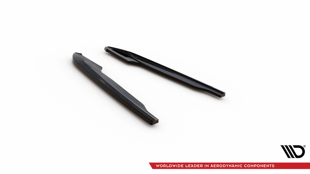 Maxton Design Heck Ansatz Flaps Diffusor V.2 passend für Audi S8 D5 schwarz Hochglanz