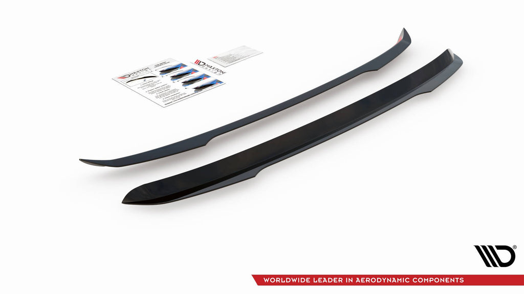 Maxton Design Spoiler CAP passend für VW Passat B8 Variant schwarz Hochglanz
