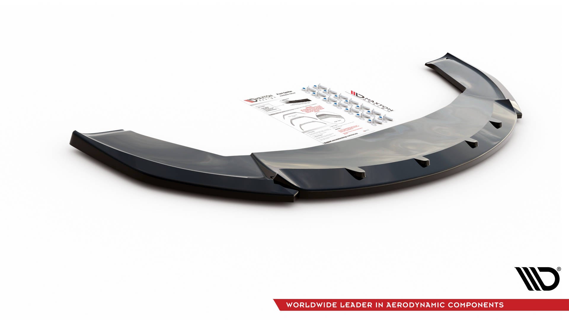Maxton Design Street+ Spoilerlippe Front Ansatz V.2 passend für Seat Ibiza Cupra Mk3 schwarz Hochglanz