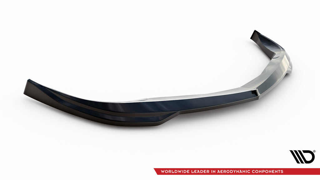 Maxton Design Street+ Spoilerlippe Front Ansatz passend für Chevrolet Corvette C6 schwarz Hochglanz