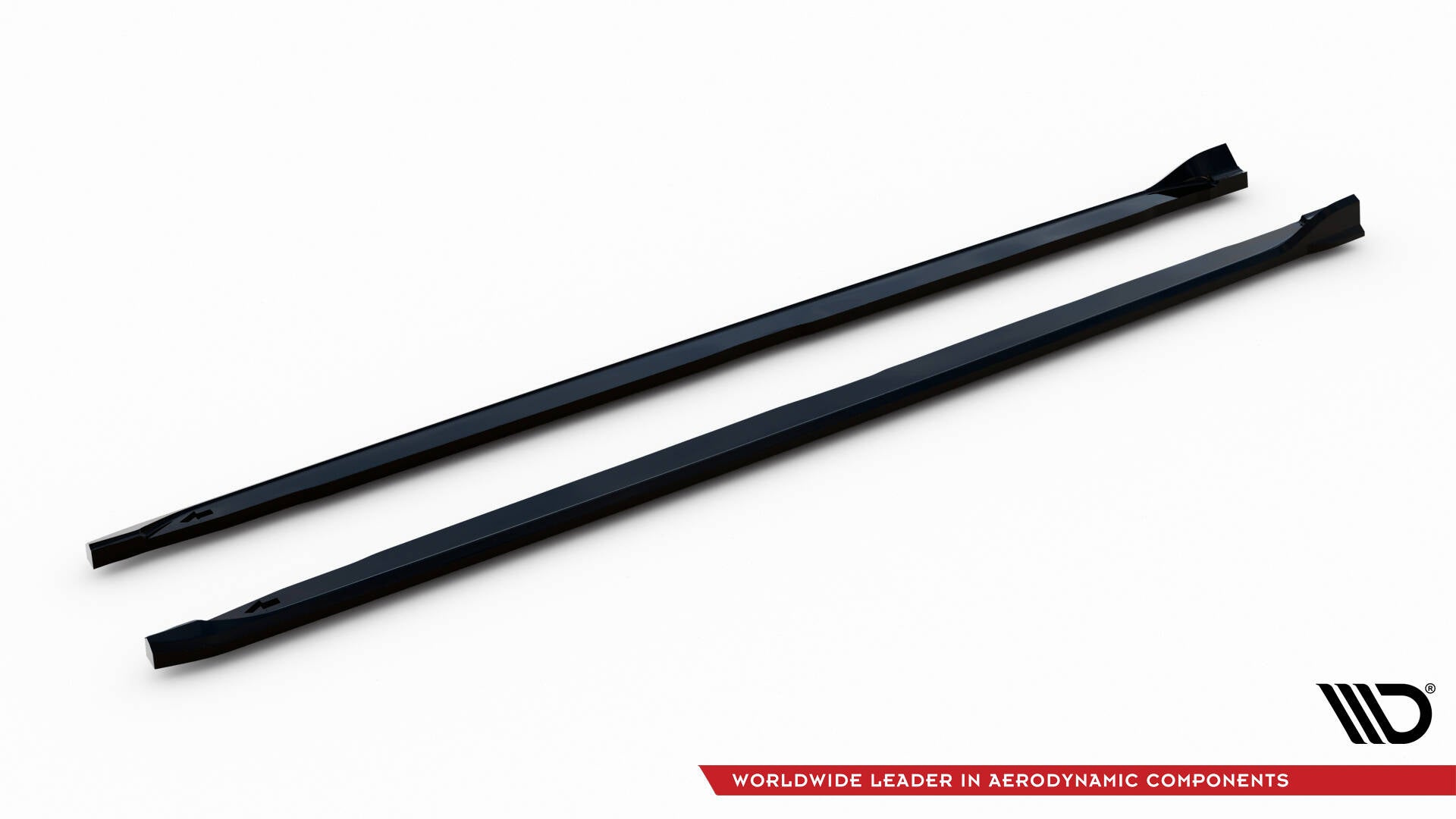 Maxton Design Street+ Seitenschweller Leisten passend für Skoda Kamiq Monte Carlo Mk1 Facelift schwarz Hochglanz