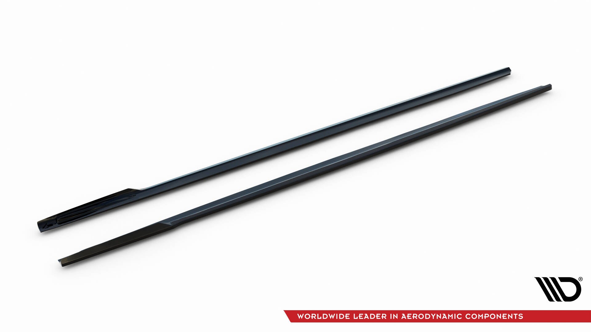 Maxton Design Street+ Seitenschweller Leisten V.2 passend für BMW 7 Lang M-Paket G12 schwarz Hochglanz