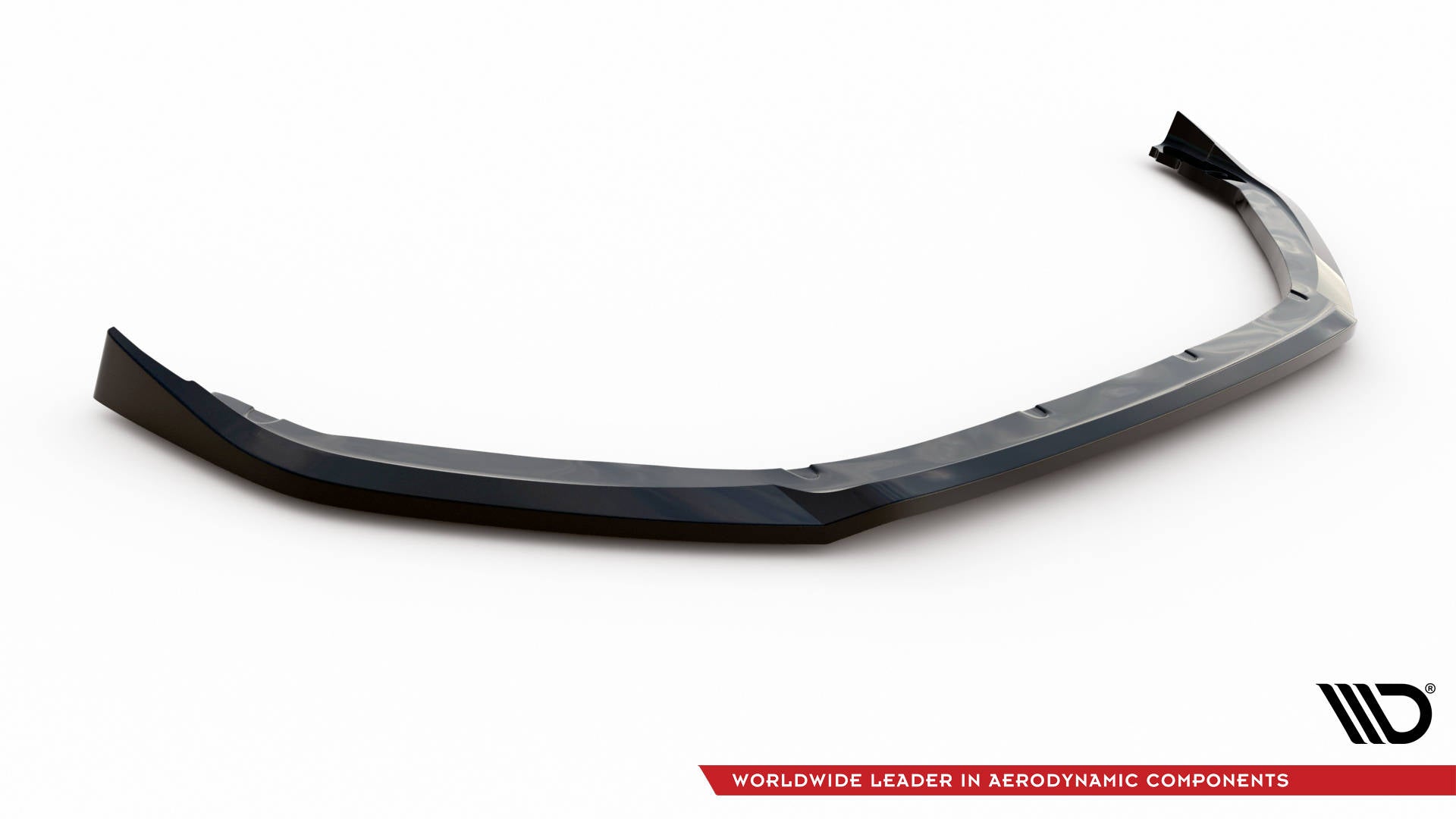 Maxton Design Street+ Spoilerlippe Front Ansatz V.2 passend für Peugeot 208 GT Mk2 schwarz Hochglanz
