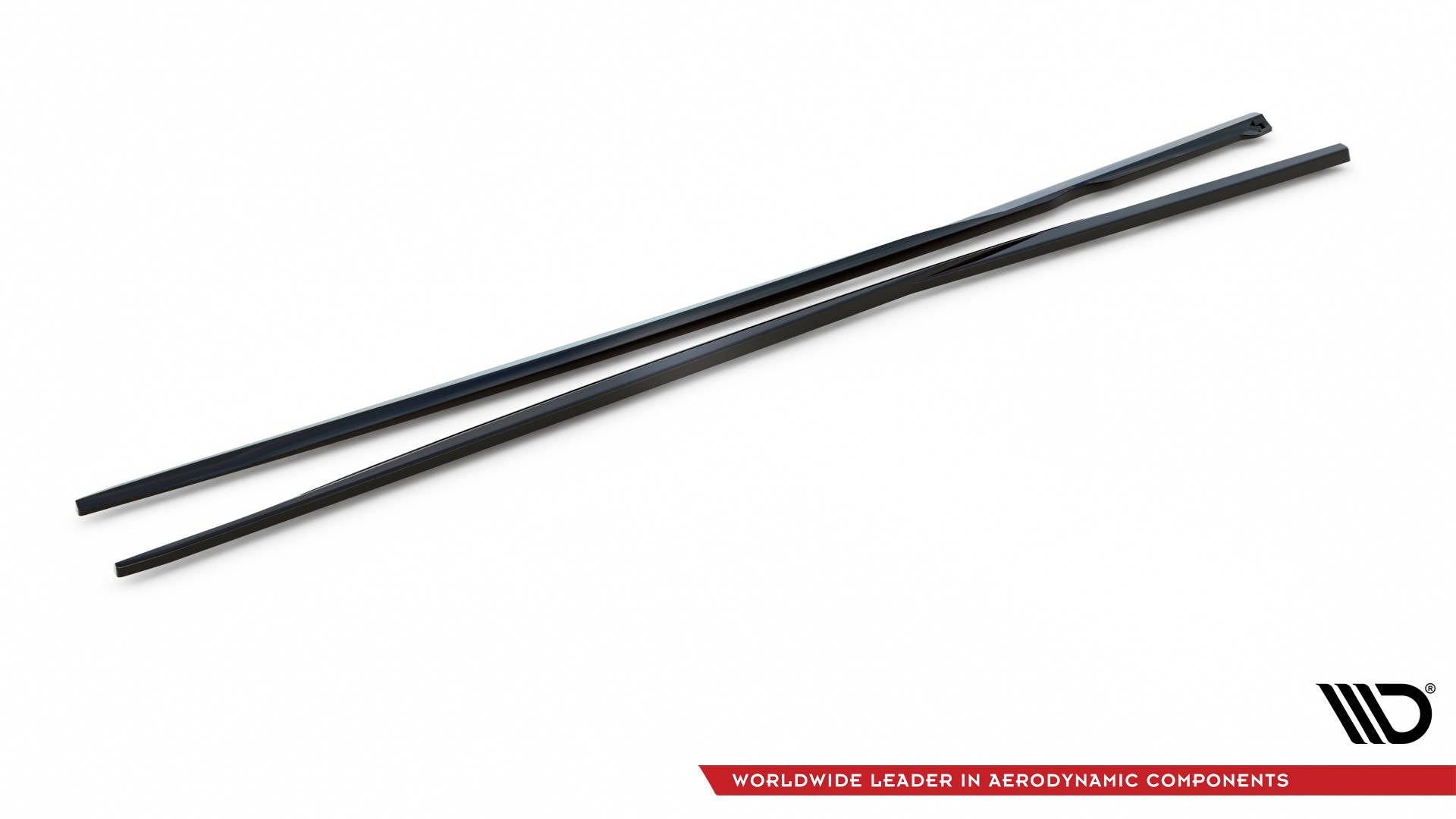 Maxton Design Street+ Seitenschweller Leisten passend für Mercedes-Benz CLK W209 schwarz Hochglanz
