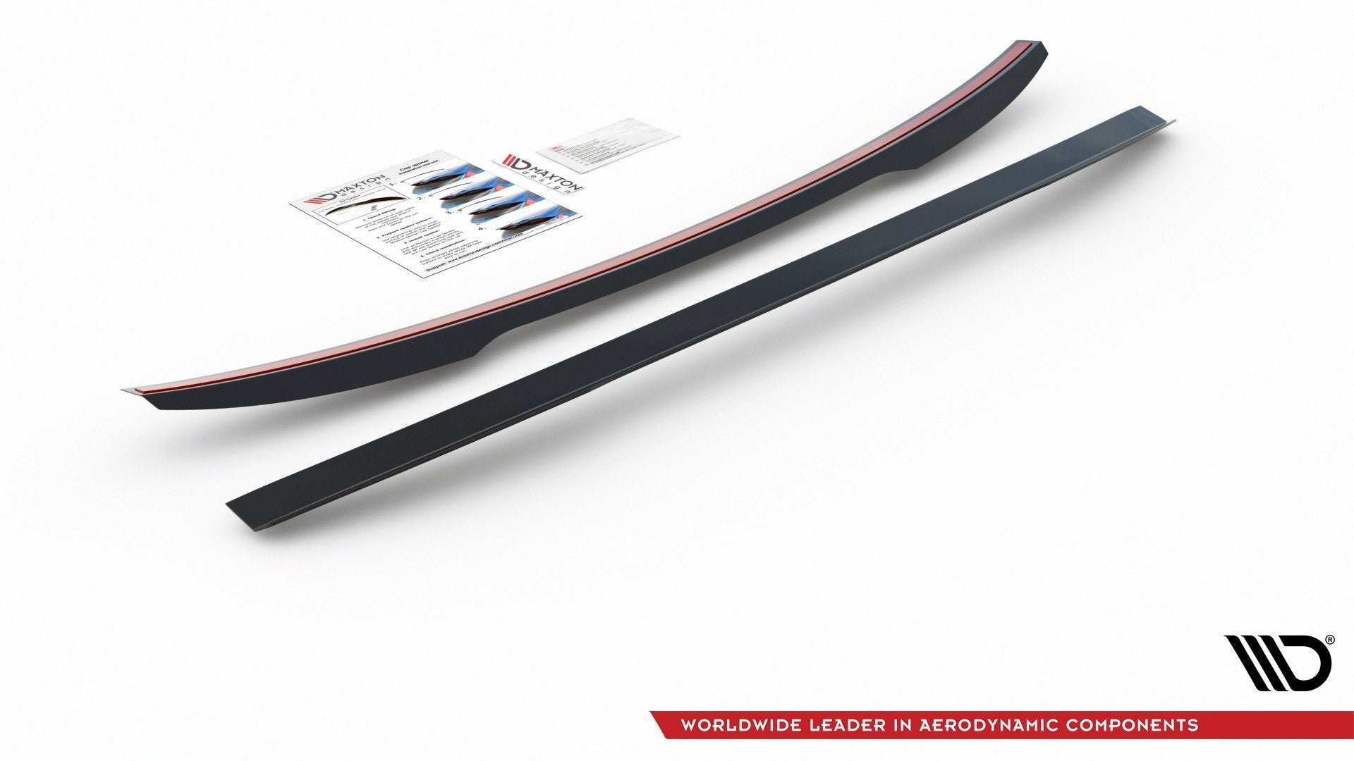Maxton Design Spoiler CAP passend für Audi A7 C8 / C8 S-Line / S7 C8 / RS7 C8 schwarz Hochglanz
