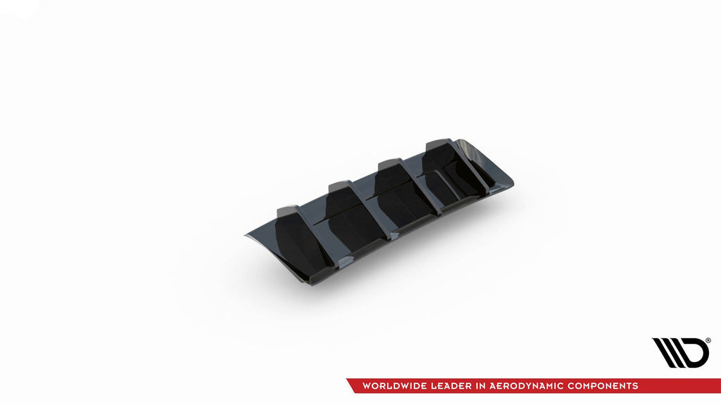 Maxton Design Diffusor Heck Ansatz passend für Cupra Ateca Mk1 / Mk1 Facelift schwarz Hochglanz