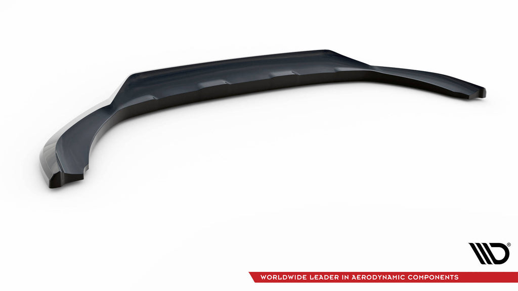 Maxton Design Street+ Spoilerlippe Front Ansatz passend für Volvo XC60 R-Design Mk1 Facelift schwarz Hochglanz