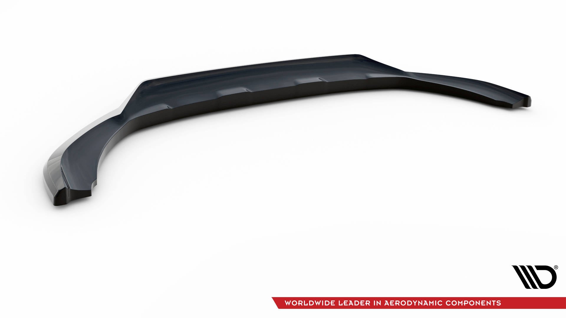 Maxton Design Street+ Spoilerlippe Front Ansatz passend für Volvo XC60 R-Design Mk1 Facelift schwarz Hochglanz