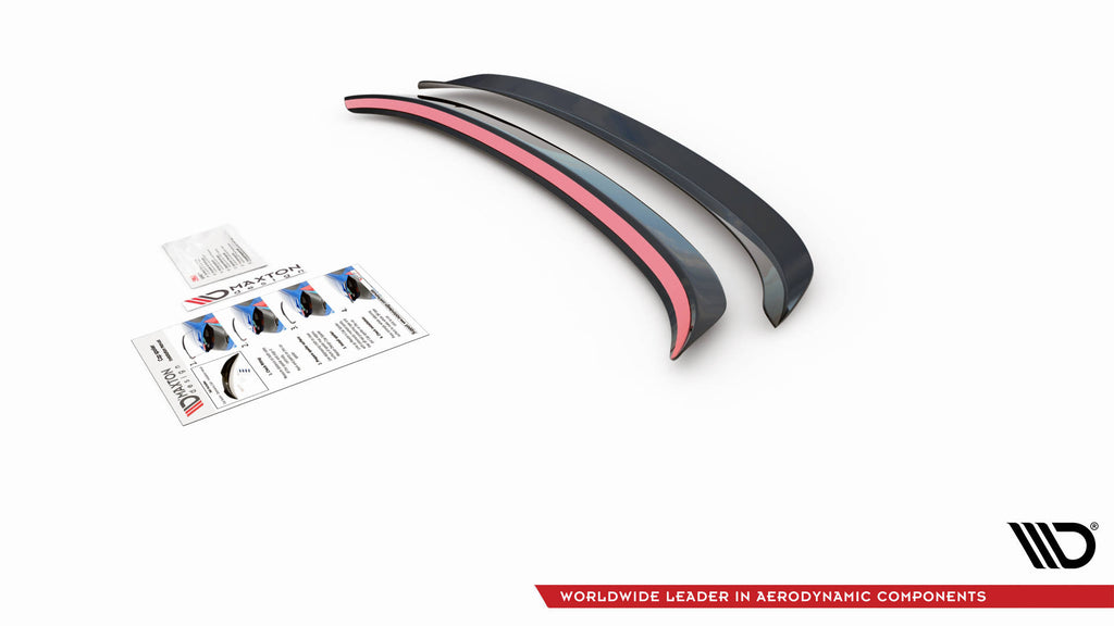 Maxton Design Spoiler CAP passend für Abarth 595 Mk1 Facelift schwarz Hochglanz