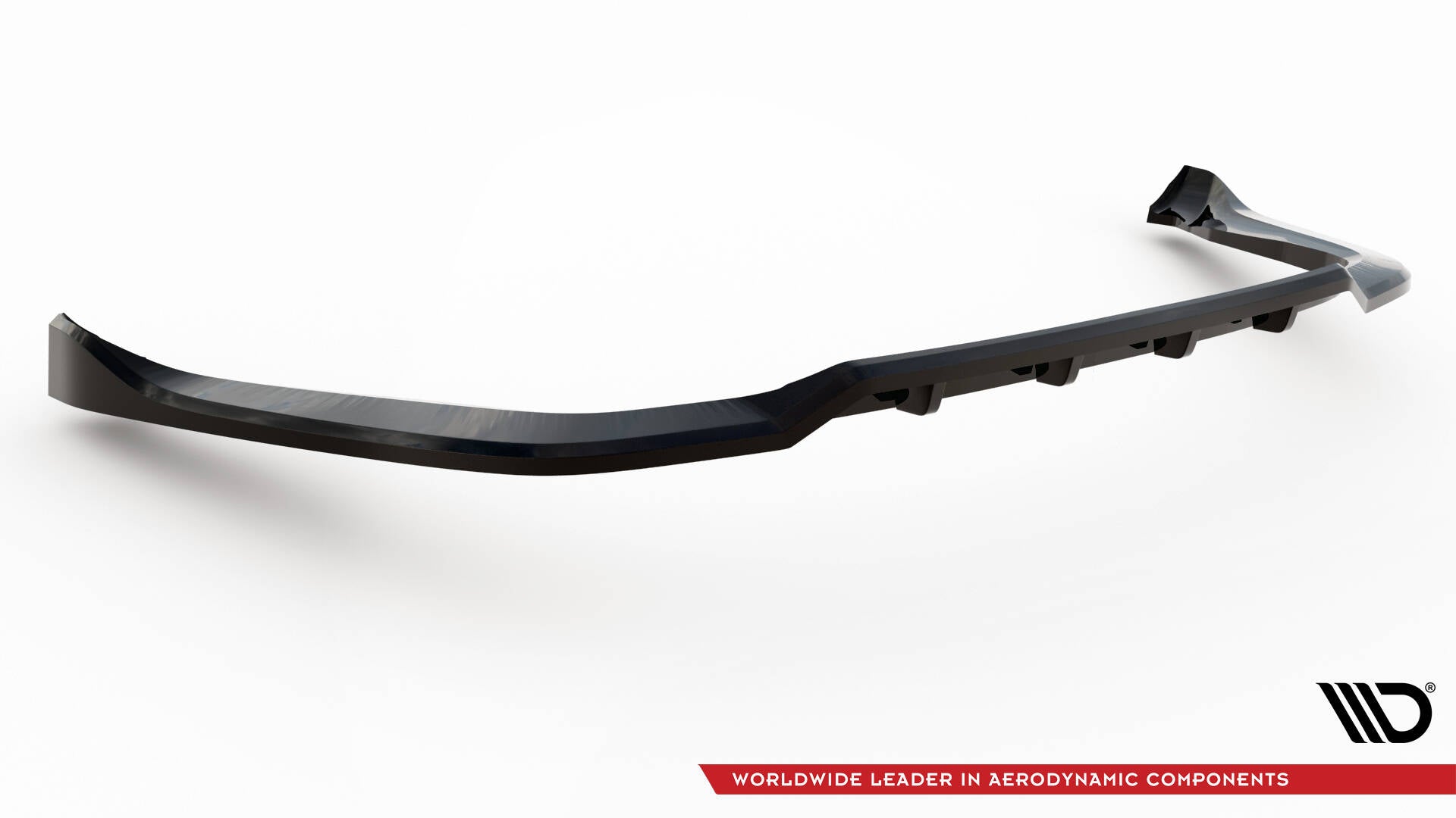 Maxton Design Street+ Mittlerer Diffusor RACE passend für Porsche 911 Turbo 997 schwarz Hochglanz