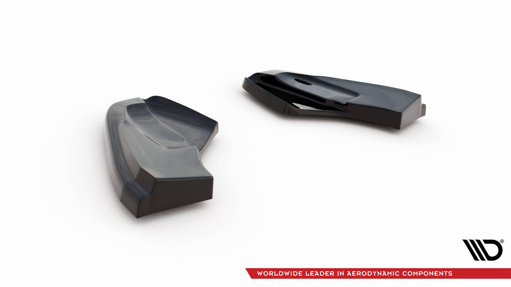 Maxton Design Heck Ansatz Flaps Diffusor passend für Ford Fiesta ST / ST-Line / Zetec S Mk7 FL schwarz Hochglanz