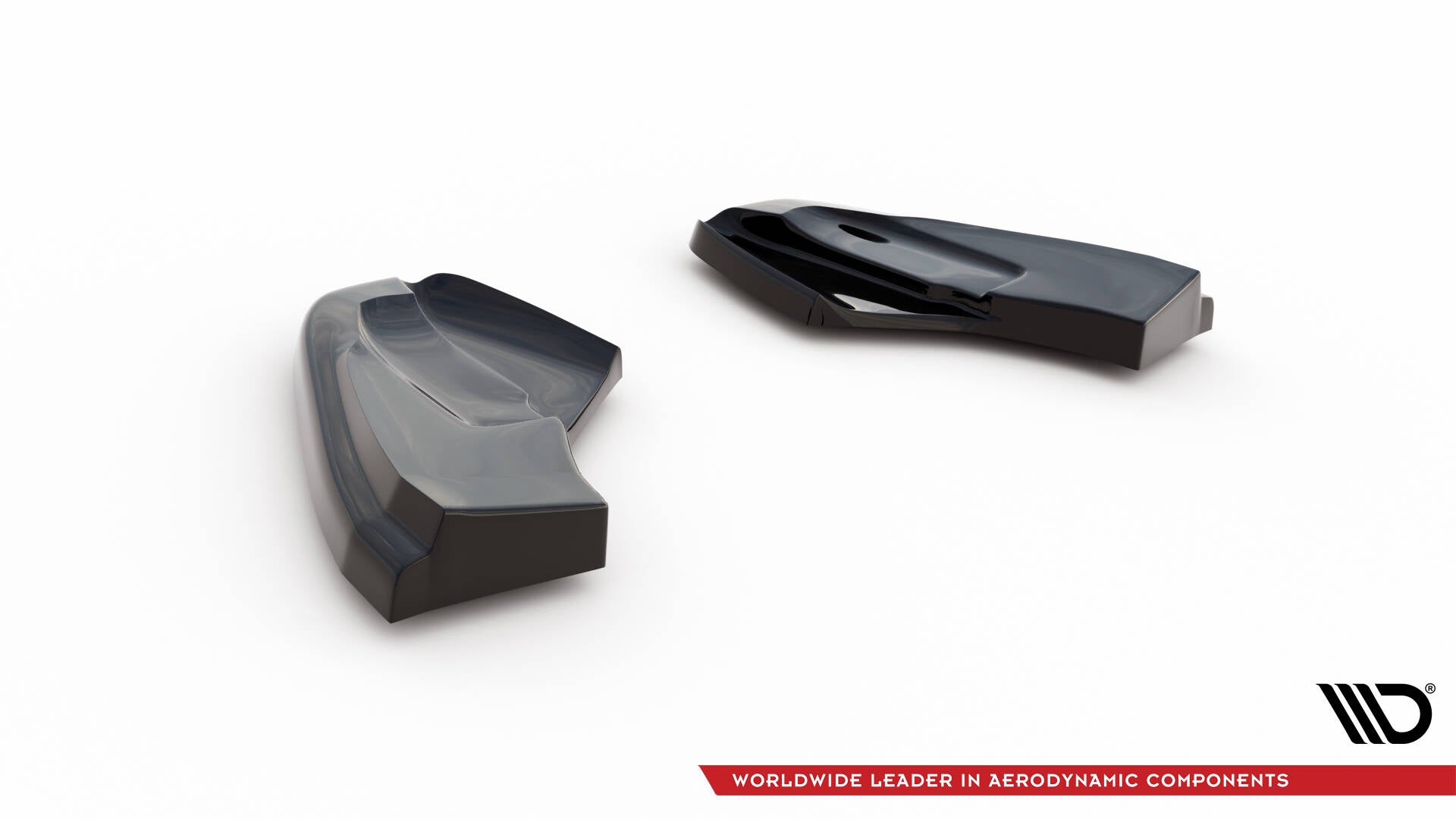 Maxton Design Heck Ansatz Flaps Diffusor passend für Ford Fiesta ST / ST-Line / Zetec S Mk7 FL schwarz Hochglanz