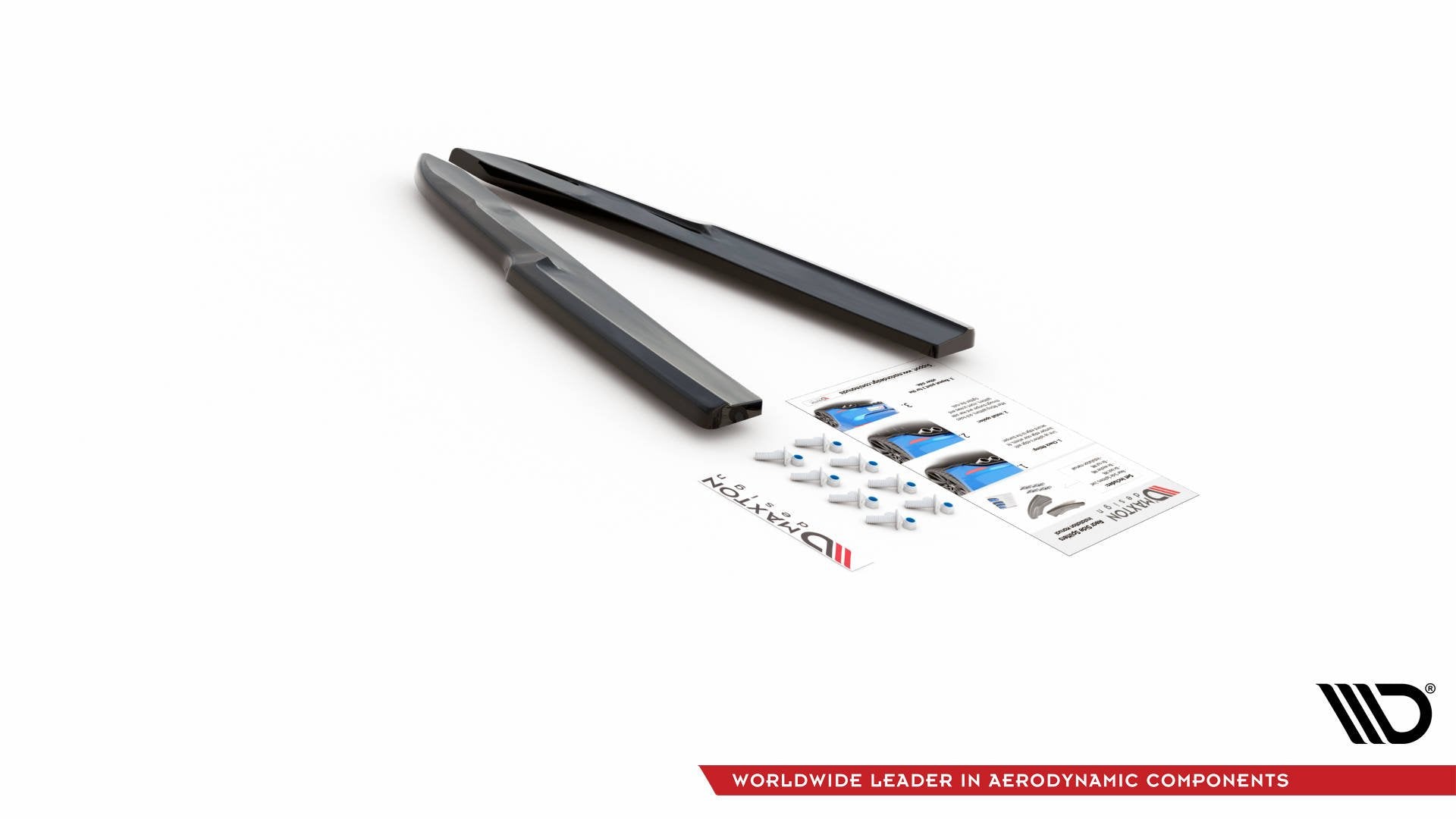 Maxton Design Heck Ansatz Flaps Diffusor passend für Audi A6 S-Line / S6 C8 / C8 Facelift schwarz Hochglanz