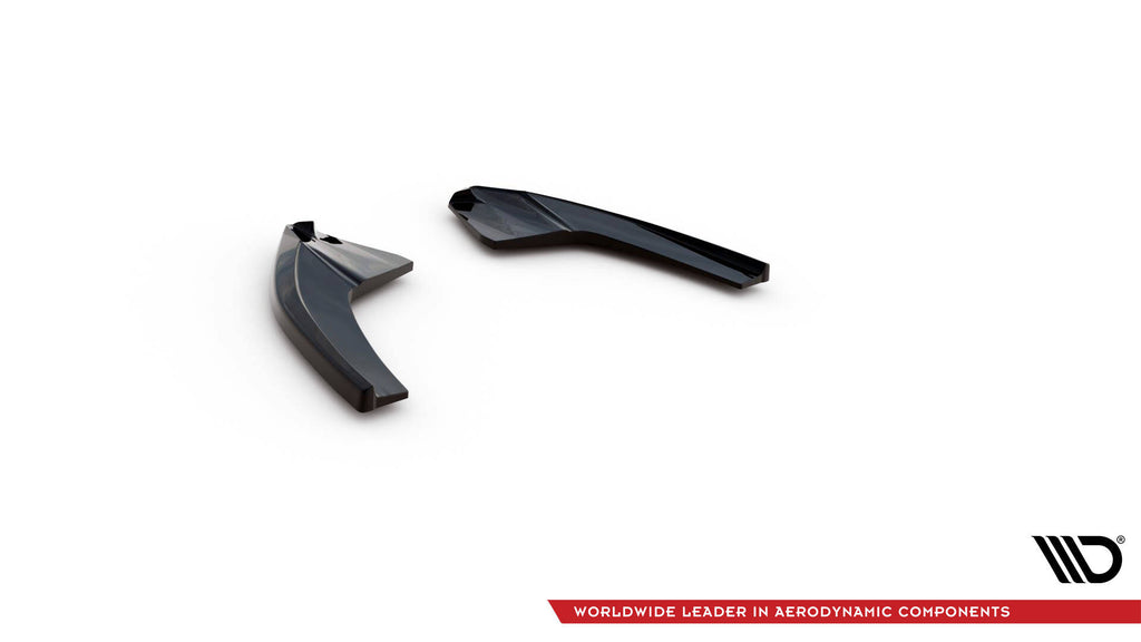 Maxton Design Heck Ansatz Flaps Diffusor V.2 passend für Audi RS3 Sportback 8Y schwarz Hochglanz