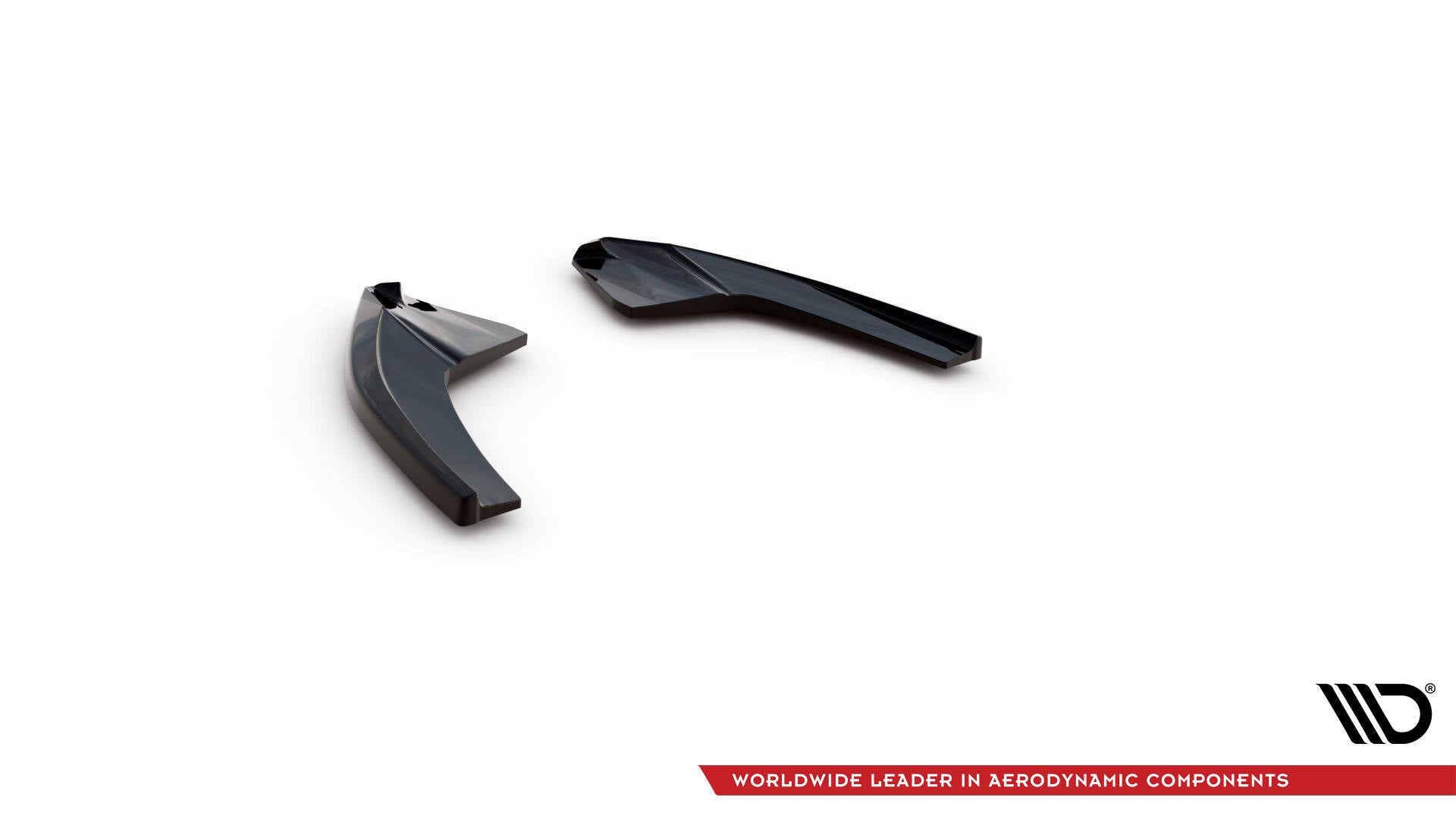 Maxton Design Heck Ansatz Flaps Diffusor V.2 passend für Audi RS3 Sportback 8Y schwarz Hochglanz