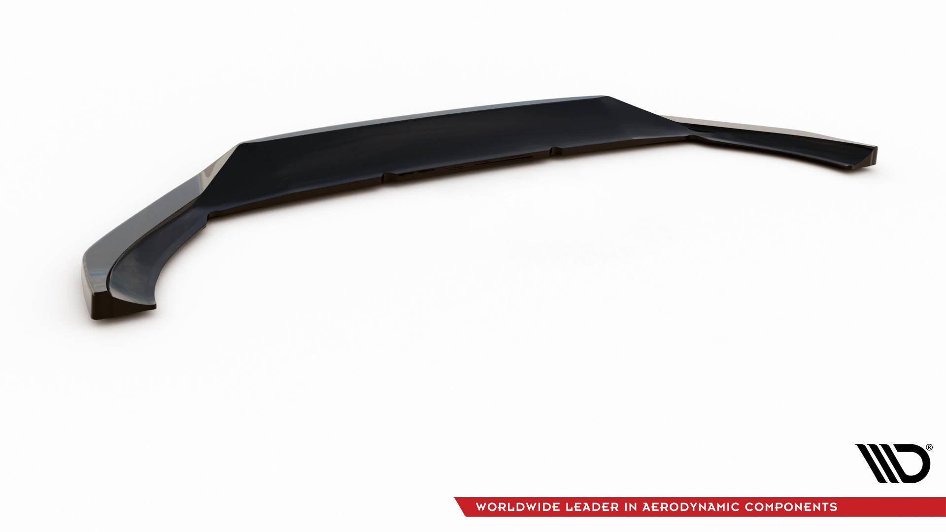 Maxton Design Street+ Spoilerlippe Front Ansatz V.1 passend für Volvo XC60 Mk2 R-Design schwarz Hochglanz
