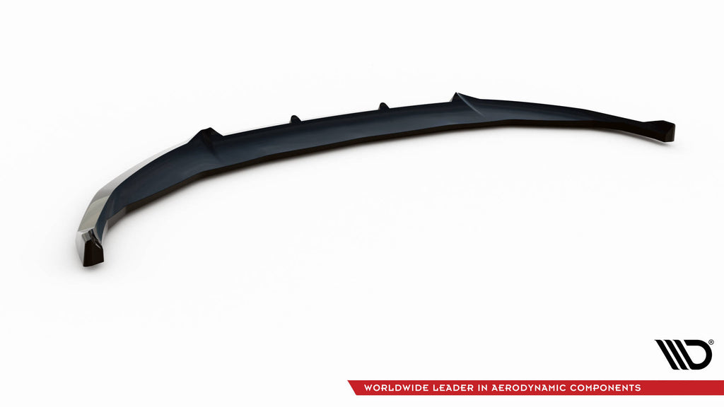 Maxton Design Street+ Spoilerlippe Front Ansatz V.4 passend für Mini Cooper Clubman John Cooper Works F54 Facelift schwarz Hochglanz