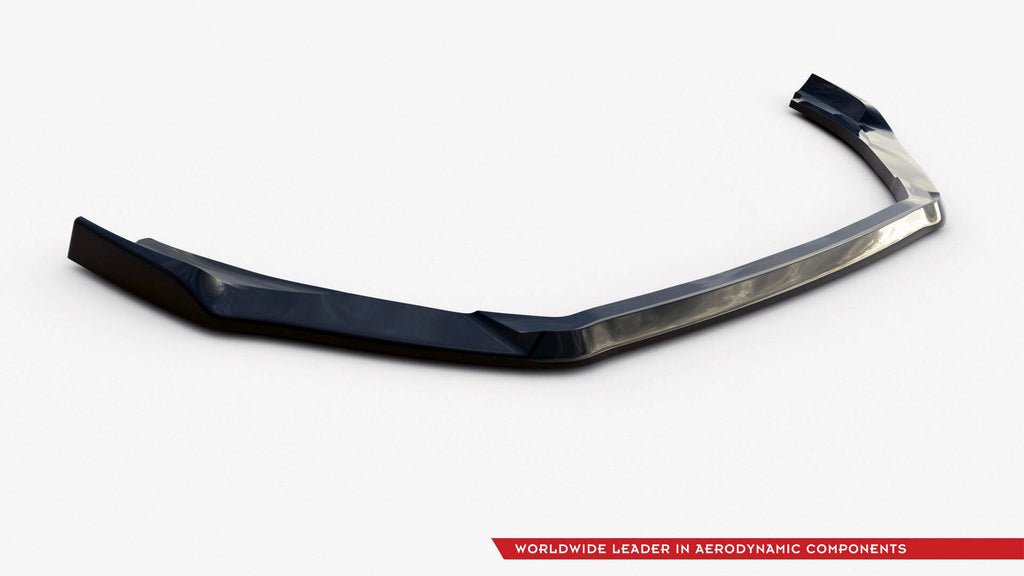 Maxton Design Street+ Spoilerlippe Front Ansatz V.5 passend für Ford Fiesta Mk8 ST / ST-Line schwarz Hochglanz