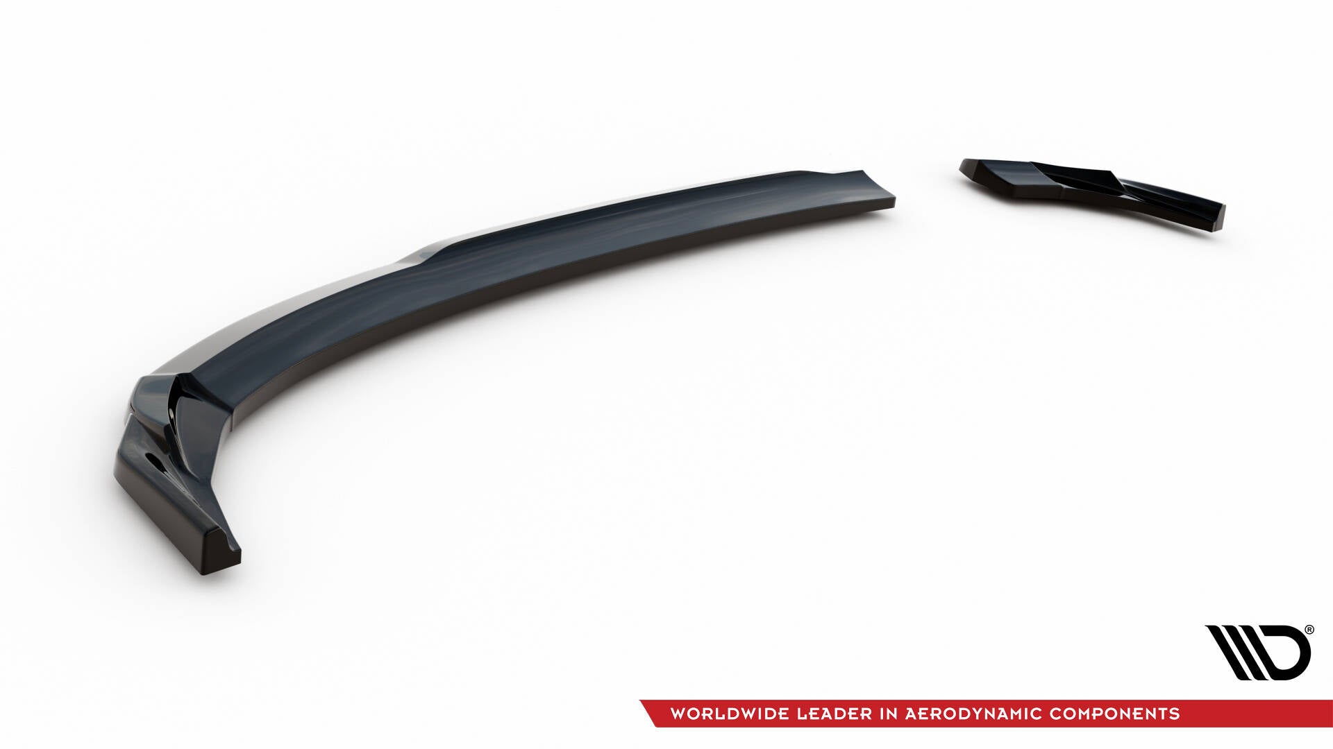 Maxton Design Heck Ansatz Flaps Diffusor passend für Audi A3 Sportback 8V Facelift schwarz Hochglanz