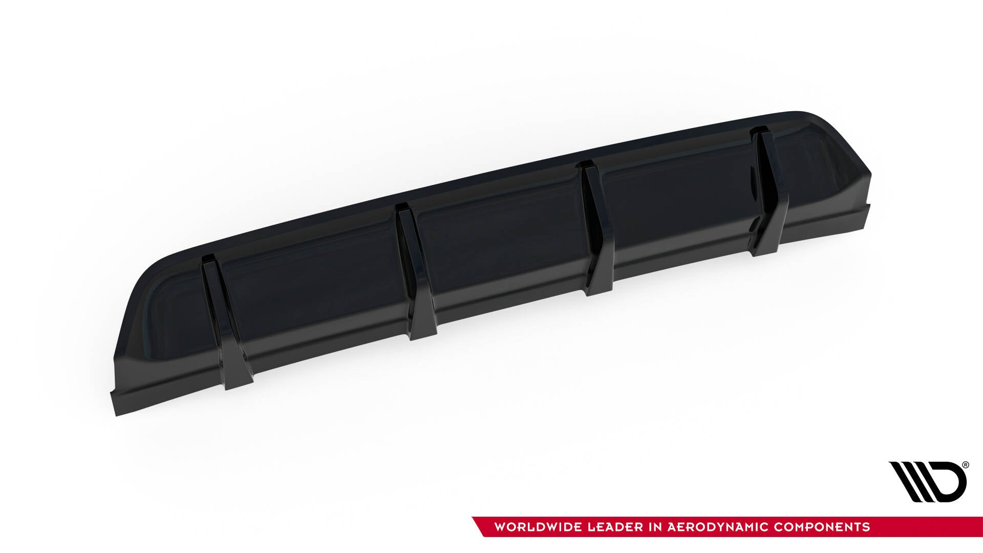 Maxton Design Diffusor Heck Ansatz passend für VW GOLF Mk7 GTI CLUBSPORT schwarz Hochglanz