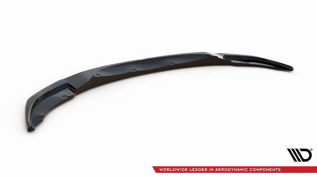 Maxton Design Street+ Spoilerlippe Front Ansatz passend für BMW M5 F10/ F11 schwarz Hochglanz