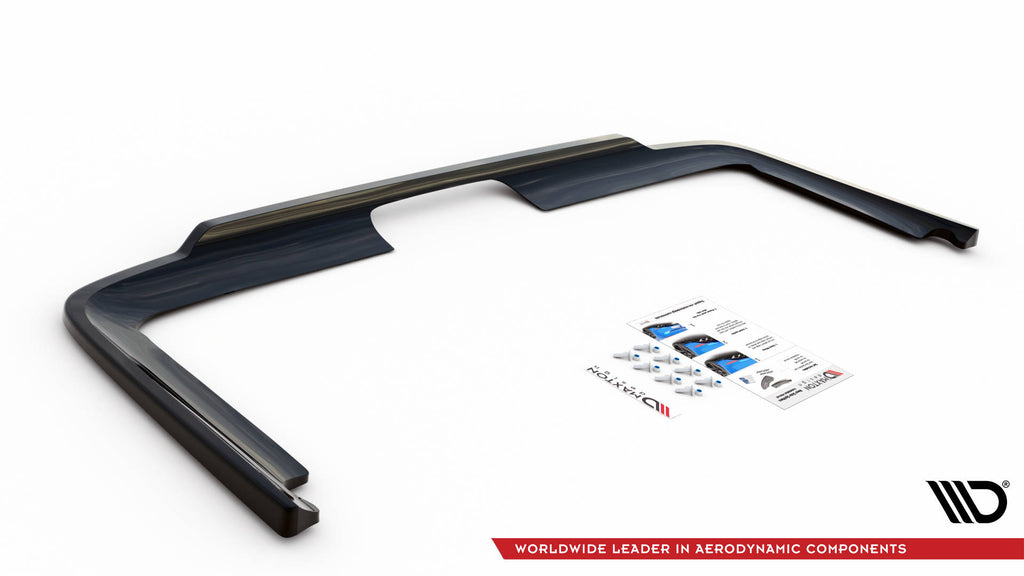 Maxton Design Street+ Mittlerer Diffusor RACE passend für Mercedes-Benz Vito Extra Long W447 schwarz Hochglanz