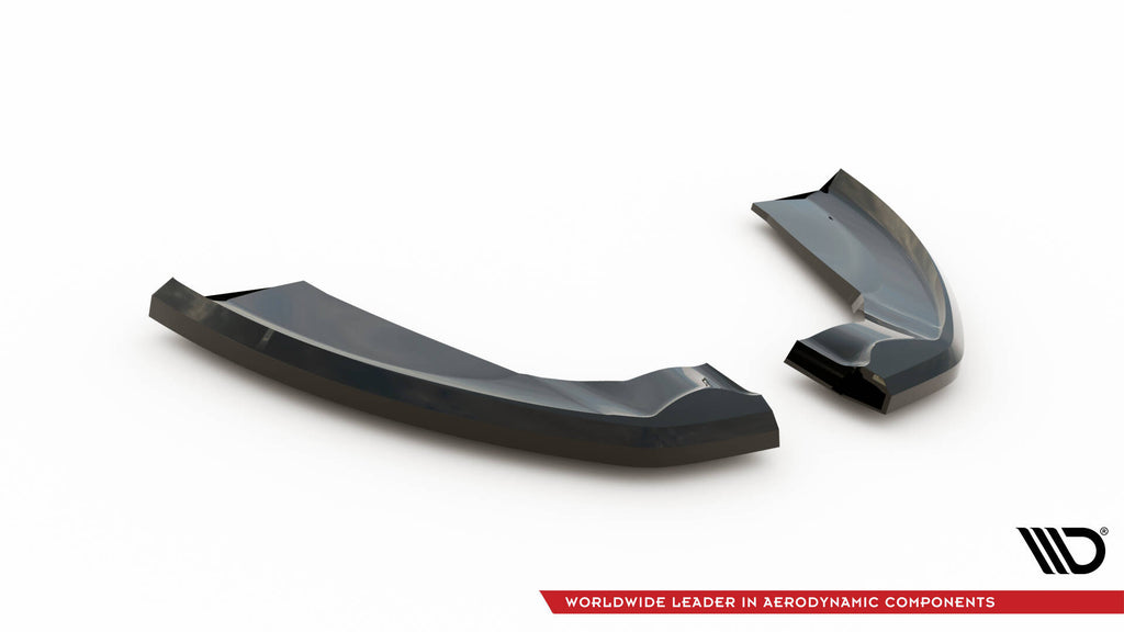 Maxton Design Heck Ansatz Flaps Diffusor passend für Ford Kuga ST-Line Mk2 Facelift schwarz Hochglanz