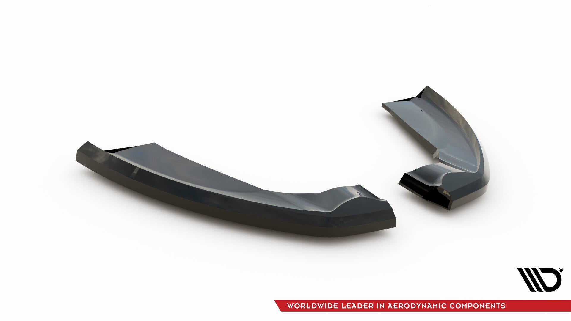 Maxton Design Heck Ansatz Flaps Diffusor passend für Ford Kuga ST-Line Mk2 Facelift schwarz Hochglanz